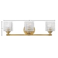 thumbnail image 6 of Hinkley Lighting - Three Light Bath - Elle - 3 Light Bath Vanity in Traditional, 6 of 11