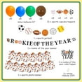 thumbnail image 6 of Sports 1st Birthday Decorations Rookie of the Year Banner Cake Topper All Star Monthly Photo Banner Garland Balloons for Boys First Birthday Party Supplies, 6 of 6