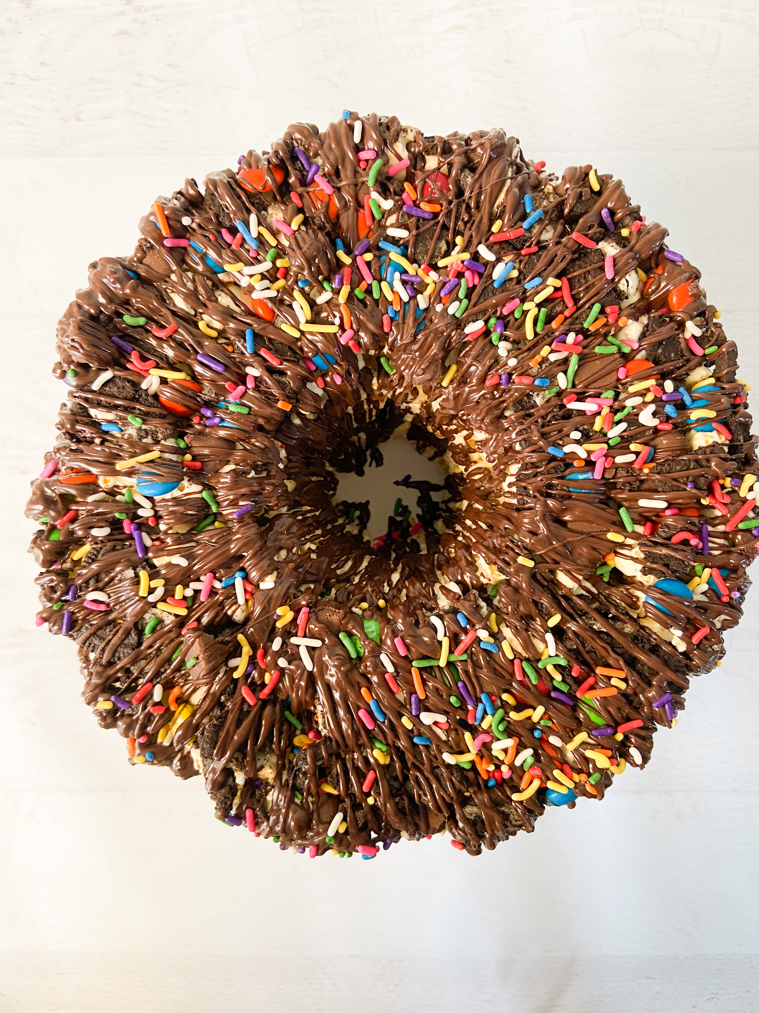 Chocolate Lovers Gourmet Popcorn Cake