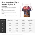 thumbnail image 5 of Kdxio Men's Hawaiian Shirt for Men Short Sleeve Shirt Lantern Giraffes Magical Forest Summer Casual Holiday Beach Button Down T-Shirts, 5 of 5