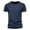 Navy, variant on Men T Shirts Casual Sporty Lightweight Round Neck Short Sleeve T Shirt Breathable Solid Color Regular Fit Men Tshirt