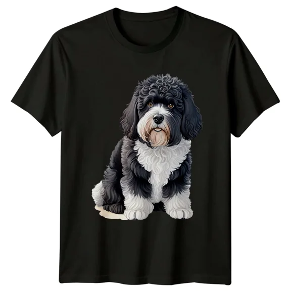 Cute Havapoo Dog Breed Pet Portrait Graphic T-Shirt
