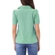 thumbnail image 3 of INSPIRAR CHIC Blusa de cuadros vintage de verano para mujer con mangas abullonadas S Verde claro, 3 of 6