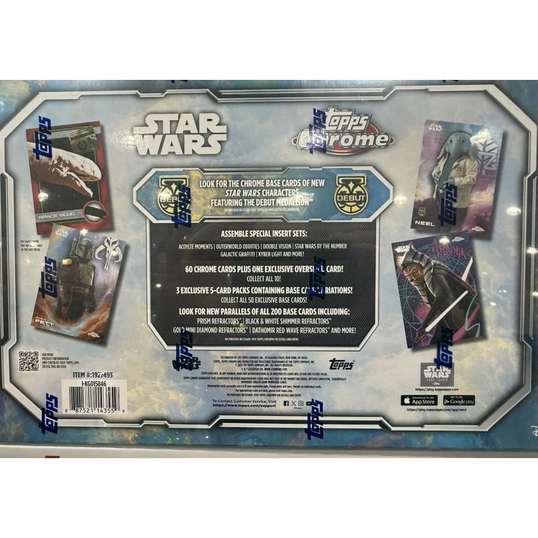 Topps Chrome Star Wars Super Box 2025 Trading Cards - Exclusive