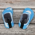 thumbnail image 4 of AWZXDE Children Swimming Shoes Flat Bottom Soft Outdoor Beach Diving Snorkeling Footwear for Kids Blue,2-3 Years, 4 of 5