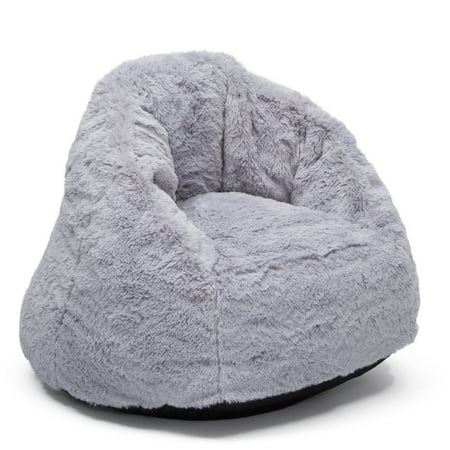 Delta Children Snuggle Foam Filled Chair, Toddler Size (For Kids Up To 6 Years Old), Grey