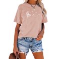 thumbnail image 3 of XCHQRTI Cute Bee Shirt Womens Be Kind Graphic Casual Short Sleeve Tee Top, 3 of 8