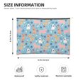thumbnail image 4 of Rocae Cute Dog for Cosmetic Bags for Women Paper Reusable Cosmetic Bag Travel Toiletry Organizer Capacity Multipurpose Zipper Pouch, 4 of 8