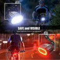 thumbnail image 2 of Bike Light Set, Waterproof Led Bike Light Set Bicycle Lights, Usb Rechargeable Bike Lights Front Rear Light Set Road Bike Lights, Set, 2 of 5