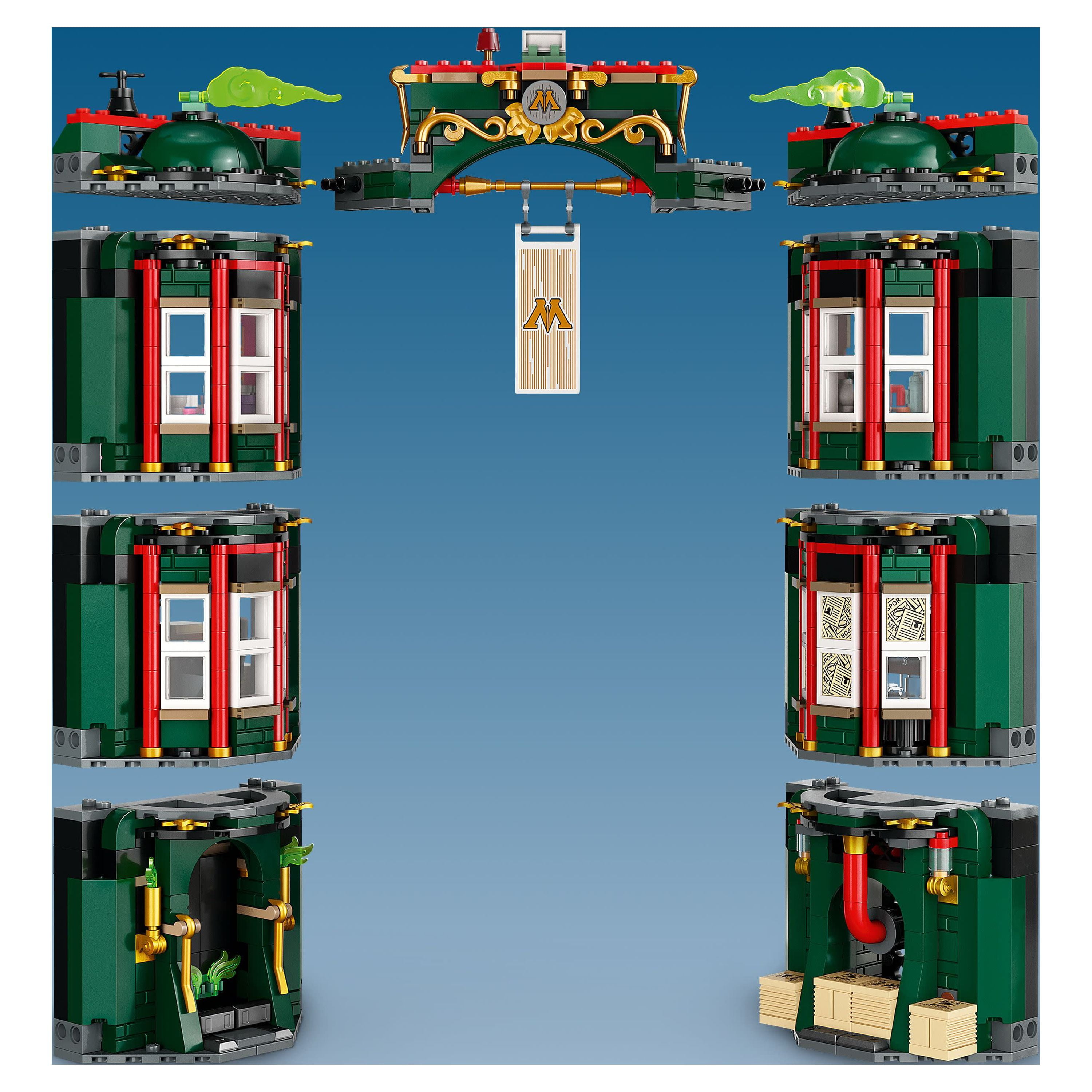 LEGO Harry Potter The Ministry of Magic 76403 Modular Model Building Toy  with 12 Minifigures and Transformation Feature, Collectible Wizarding World  Gifts 