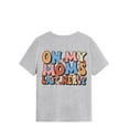 thumbnail image 4 of Lopecy-Sta Funny Toddler Summer Shirt Moms Day Gift Trendy On My Moms Last Nerve Letter Print Kid Youth T-shirt 3-4 Years, 4 of 9