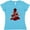 Aqua, variant on Inktastic Red Buffalo Plaid Christmas Tree Women's V-Neck T-Shirt