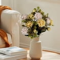thumbnail image 7 of Silk Chrysanthemum Bouquet, 11 Inch Artificial Floral Arrangement, Fake Decorative Mums Flowers, Faux Flowers for Wedding Bridal Bouquets, Home Table Centerpiece Decor, 7 of 7