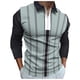 thumbnail image 1 of Playeras De Algodon Para Hombre, Camiseta Informal De Otoño A Cuadros, Camiseta De Manga Larga Con Solapa Y Botones, 1 of 4