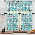 thumbnail image 3 of LALILO Kitchen Curtains and Valances Set of 3 36" Banner Window Treatment Tiers for Window Decor, 3 of 5