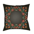 thumbnail image 4 of Surya LOTA-FLR4-2020 Lolita 20" Wide Square Botanical Polyester Outdoor Accent Pillow, 4 of 5