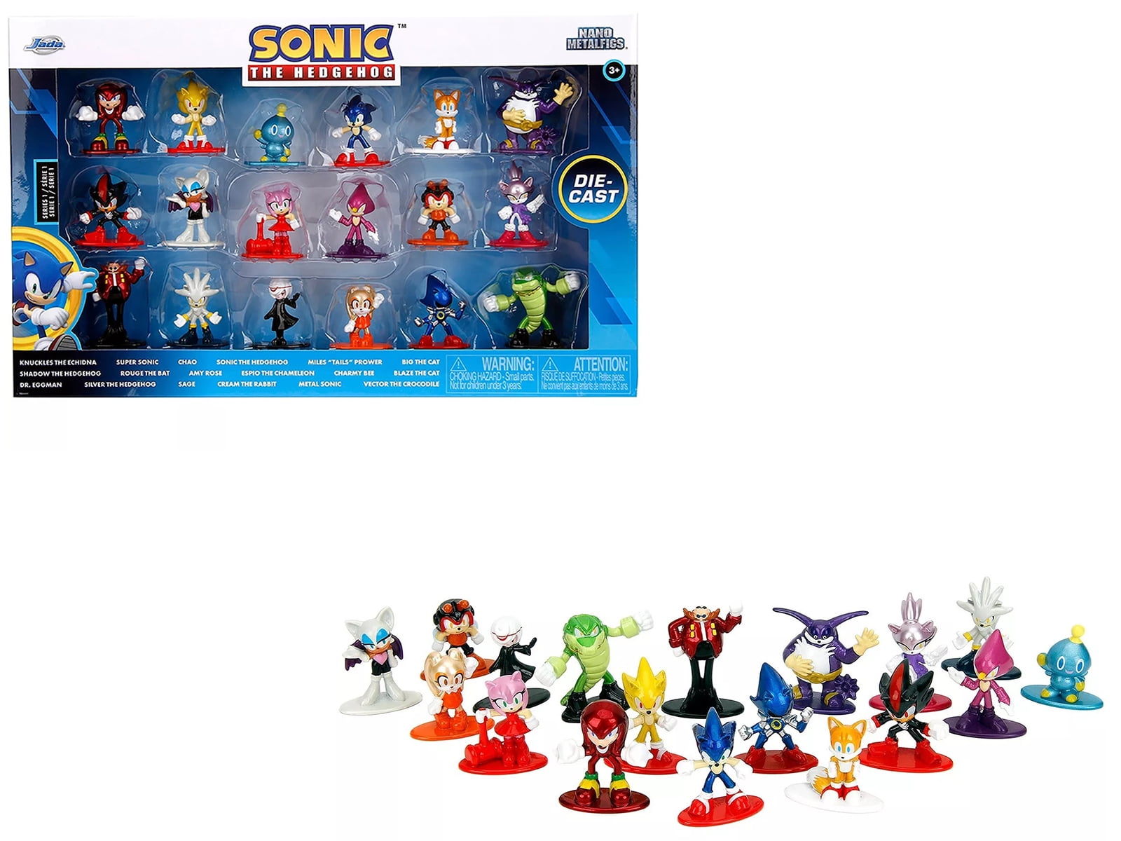 Sonic The Hedgehog 20th Anniversary 2.5 Inches Tall Jazwares