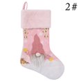 thumbnail image 2 of Christmas Stocking Soft Handmade Light up Holiday Hanging Sock Gnome Stocking, 2 of 10