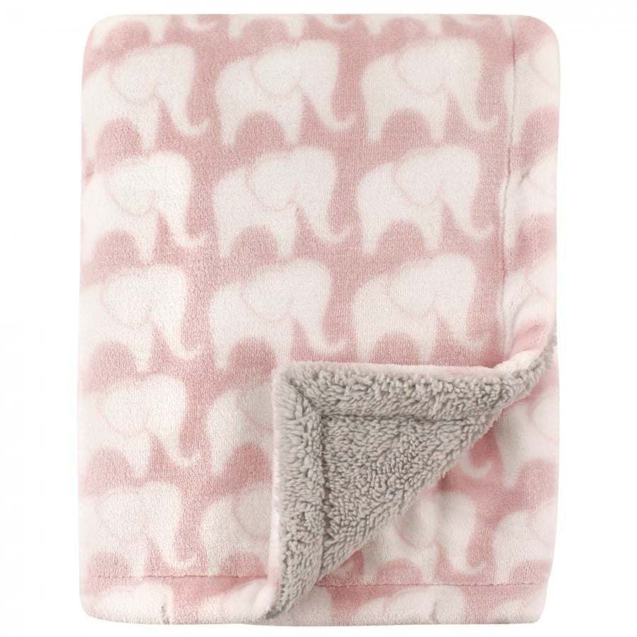 For Newborn Infants & Toddlers Plush Blanket - Original Baby Elephant Ears Boys & Girls Baby Blanket-Soft Minky Retro Rocket, X-Large 42 x 32