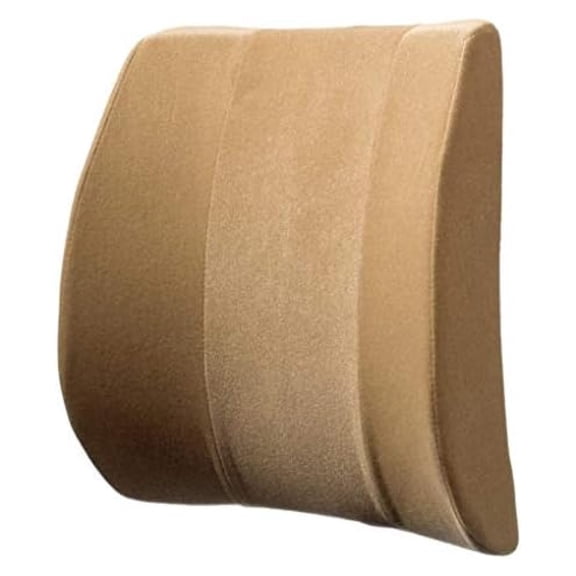 Back-Huggar Lumbar Cushion, Bucket Seat THIN Style, Beige Thin Bucketseat