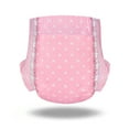 thumbnail image 3 of Littleforbig Printed Adult Brief Diapers 10 Pieces - Blushing Baby Pink (X-Large 48"-56"), 3 of 8