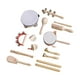 thumbnail image 1 of Kids Drum Set Instrumentos musicales Juguetes Hand Bell Party Supplies Baby Shaker Toy Instrumentos de percusión de madera Juguetes musicales para, 1 of 9