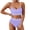 Purple #129, variant on Dresfit Women's Shaping One Piece Swimsuit - Conservative Full Coverage Swimwear Mint Green L
