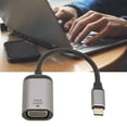 thumbnail image 4 of Adaptador de tipo c a vga, enchufe de 60hz y reproduce la afeació de aluminio del adaptador usb c a vga 1920x1200 para el proyector, 4 of 7
