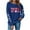 *Blue, variant on ClodeEU Womens Valentine's Day Heart-Print Pullover ,Crewneck Long-Sleeve Loose Sweatshirt Beige,Womens Plus S