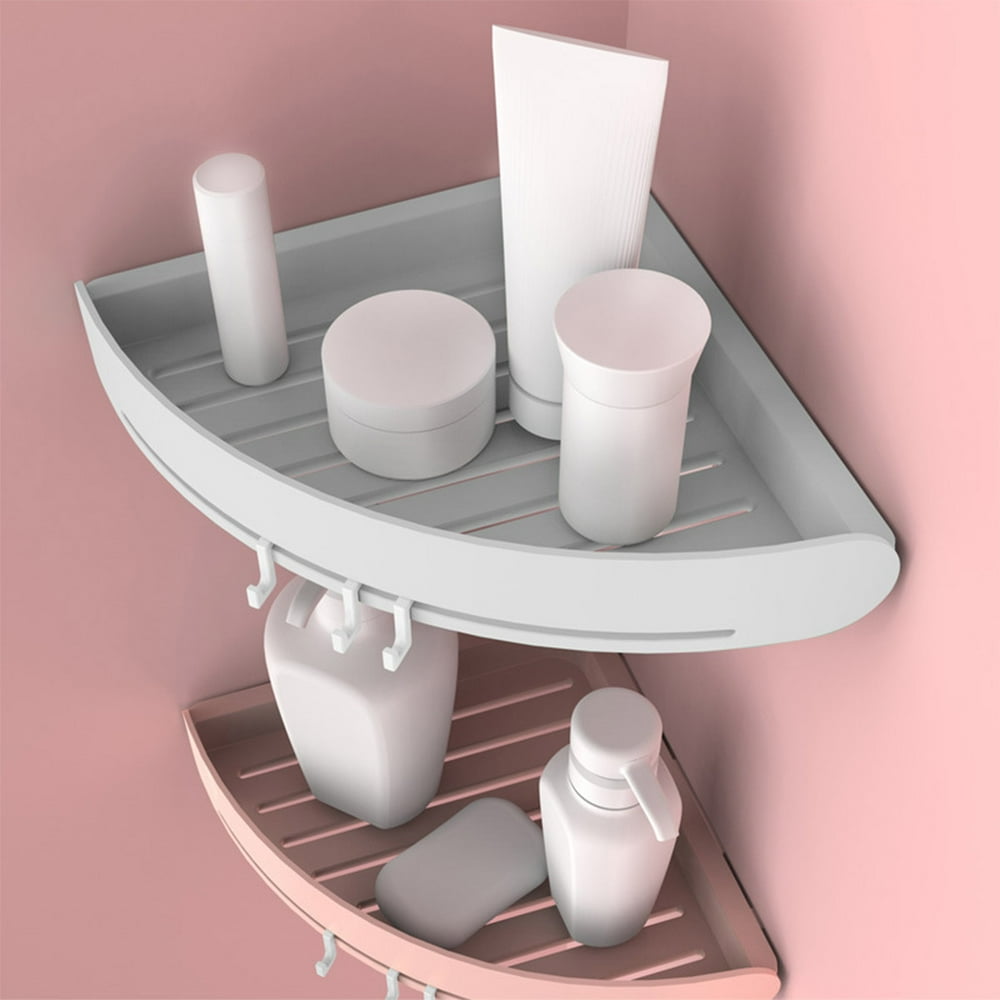 bathroom plastic corner shelves