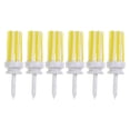 thumbnail image 1 of Naiovety 6 piezas de tees de Golf multicolor, telémetro profesional de moda para golf, accesorios para telémetro deportivo, clavo de plantación de lana Golf 70mm bianco giallo Naiovety OD003037-02, 1 of 6