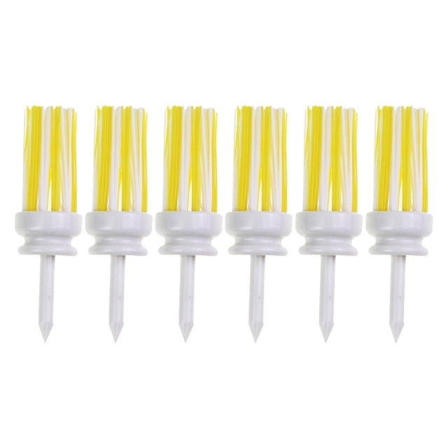 Naiovety 6 piezas de tees de Golf multicolor, telémetro profesional de moda para golf, accesorios para telémetro deportivo, clavo de plantación de lana Golf 70mm bianco giallo Naiovety OD003037-02