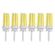thumbnail image 1 of Multi Color Golf Tees Profesional de moda Golfing Golping Gama de deportes Adjuntos Fijadores de Golf Wool Planting Nail 70mm Amarillo Blanco 6 Piezas seitruly OD003037-02, 1 of 6