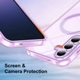 thumbnail image 4 of Dteck for Samsung Galaxy S25+ Case, for Galaxy S25 Plus Magnetic Case Compatible with MagSafe Wireless Charging, Rugged Shockproof Protective Cover for Women Men 2025,Light Purple, 4 of 7