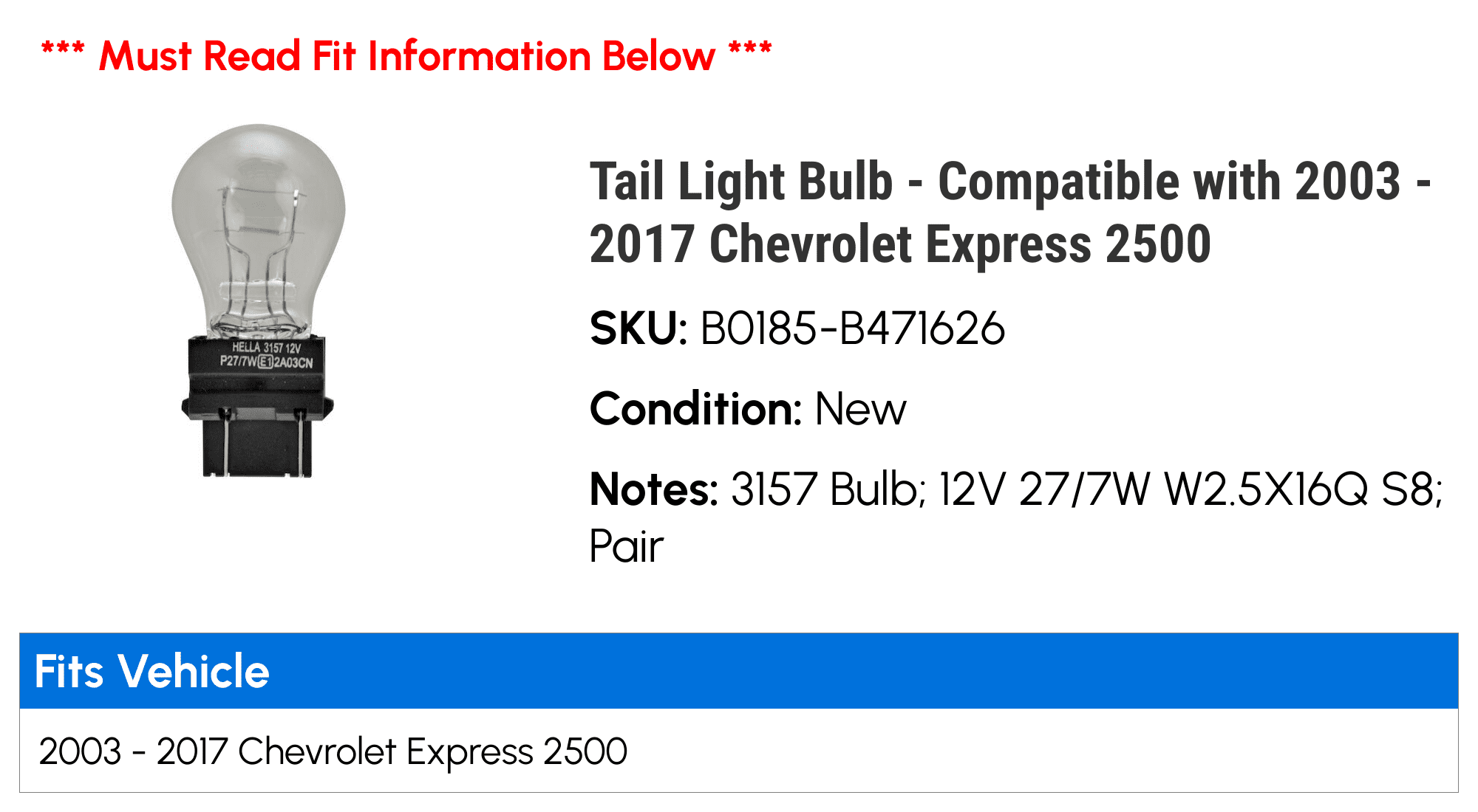 Chevy Express Tail Light Bulb Number | Shelly Lighting