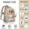 thumbnail image 6 of Corgi Crowd Backpack for School,Cute School Bag,Schoolbag with Adjustable Shoulder Straps & Padded Back,15.25"x11.5"x5.25", 6 of 6