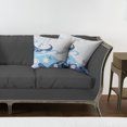 thumbnail image 7 of Ambesonne Ocean Throw Pillow Cover 2 Pack, Deep Sealife Creatures, 24", Navy Blue Aqua and White, 7 of 7