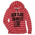 thumbnail image 1 of Ecko Unltd. T-Shirt à Rayures Popover pour Femmes, Rouge, Petit, 1 of 1