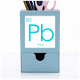 thumbnail image 1 of Chestry Elements Period Table Poor Metals Lead Pb Desk Supplies Organizer Pen Holder Card, 1 of 3