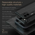 thumbnail image 5 of Dteck Apple iPhone 12 6.1 inch Waterproof Case, Built-in Screen Protector IP68 Underwater Full Body Seal Cover Clear Sound Anti-Scratch Heavy Duty Waterproof Cover, Red, 5 of 10