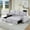 Light Grey, variant on Gewnee Faux LeatherSectional Sofa Bed with Storage, Soft Seat Pull Out Couch for Living Room Black