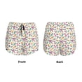 thumbnail image 5 of Lsque Cute Flower Printed Women's Running Shorts with Liner Pockets,Elastic Quick Dry Workout Athletic Gym Yoga Shorts,Womens High Waist Shorts-Medium, 5 of 9