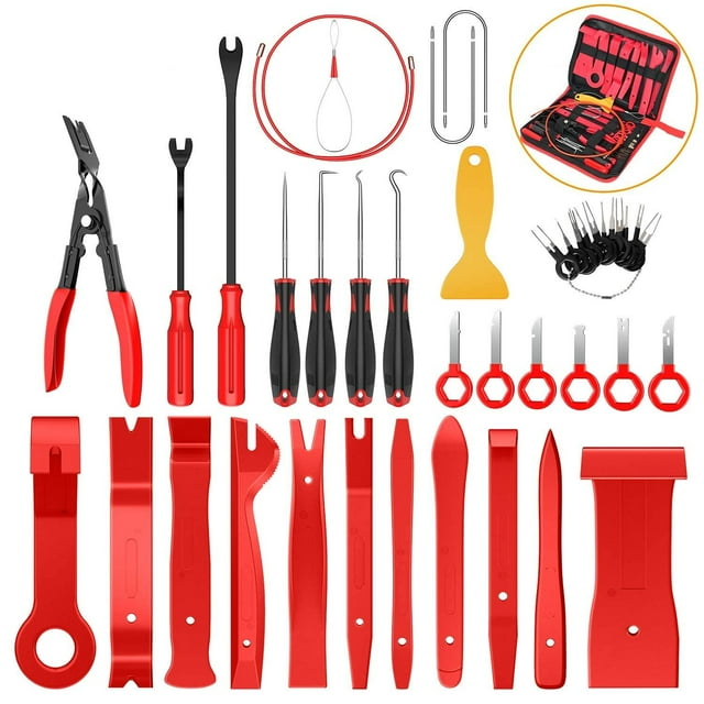 Kit de Herramientas de Reparación GOOACC GRC-92 Automóvil con Alicates y Extractor de Tapicería