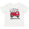 thumbnail image 3 of Inktastic It's My 1st Valentine's Day Fire Truck with Cute Dalmatian Boys or Girls Baby T-Shirt, 3 of 5