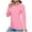 Pink, variant on DAFPZW Womens Fall Fashion 2025 Long Sleeve Quarter Zip Shirt Breathable Mesh Shirt Long Sleeve V Neck Sportswear Pullover