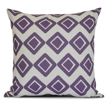 Simply Daisy, Diamond Jive, Geometric Print Decorative Pillow