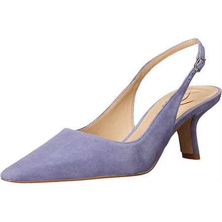 Sam Edelman Bianka Dusty Violet Slingback Kitten Heel Pointed Toe Fashion Pumps (Dusty Violet, 5.5)