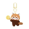 thumbnail image 4 of Adorable llavero de panda rojo, llavero con diseño de dibujos animados para monedero, llavero de animal para Estilo D, 4 of 9