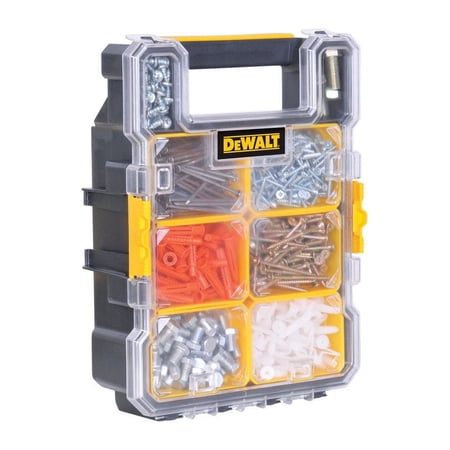 UPC: 0076174813098 | DEWALT 10.31  L x 4.56  W x 13.66  H Storage Organizer Plastic 6 pocket Yellow