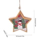 thumbnail image 3 of Xihbxyly Oferta Por Tiempo Limitado Adornos Navideños Colgante de Árbol de Navidad con Luz Led Que Emite Luz Colgante de Luz Nocturna con Forma de Papá Noel, Muñeco de Nieve y Ciervo, 3 of 7